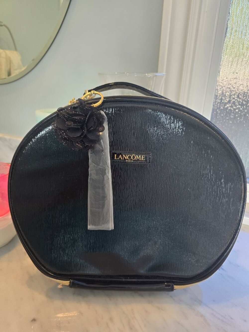 NWOT Lancome Cosmetic/Train Case